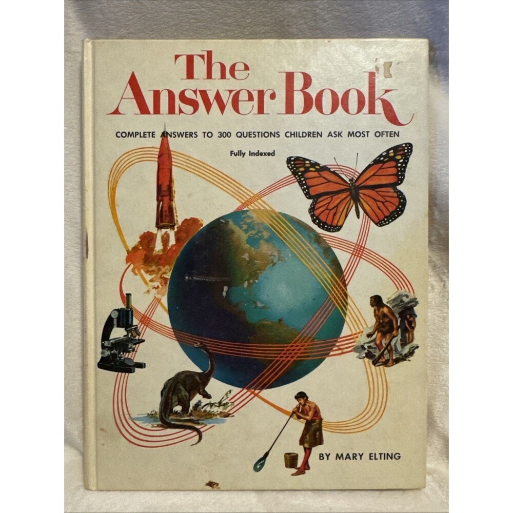 Vintage 1972 The Answer Book By Mary Elting Complete Answers to 300 Questions